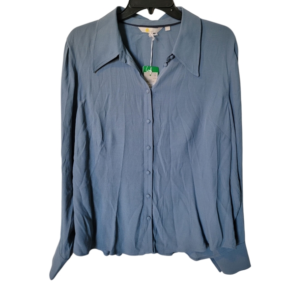 NWT Boden‎ Fitted Workwear Shirt Captains Blue 10R - Picture 3 of 14